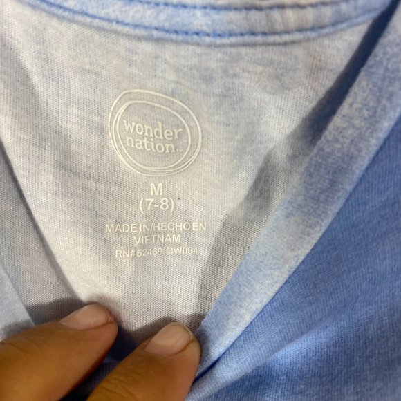 Girls Unicorn 2 piece shorts set Size M (7-8) - Picture 4 of 8